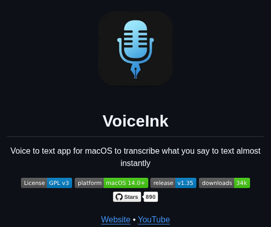 Beingpax Voiceink screenshot
