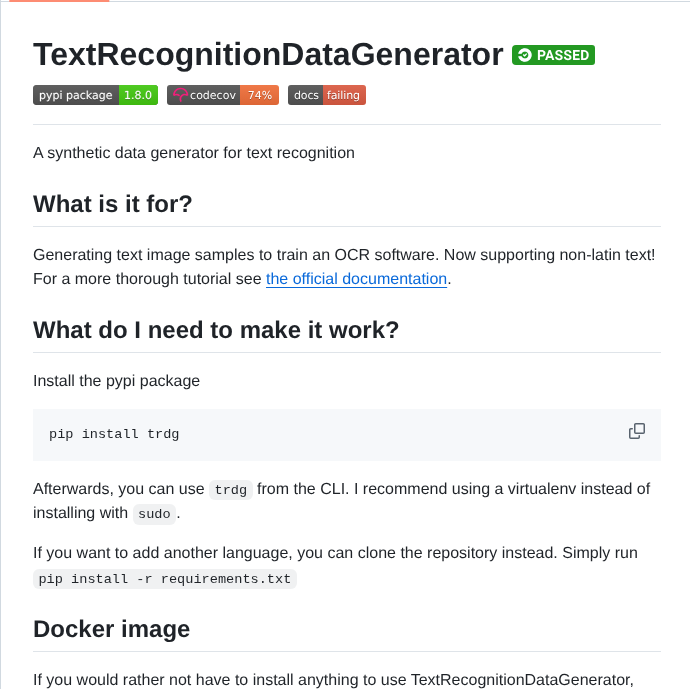 Belval Textrecognitiondatagenerator screenshot