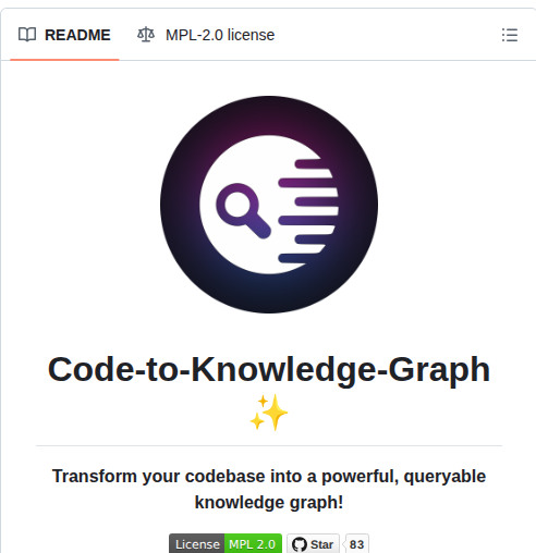 Bevel Software Code To Knowledge Graph screenshot