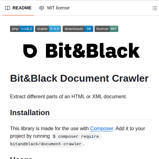 Bitandblack Document Crawler screenshot