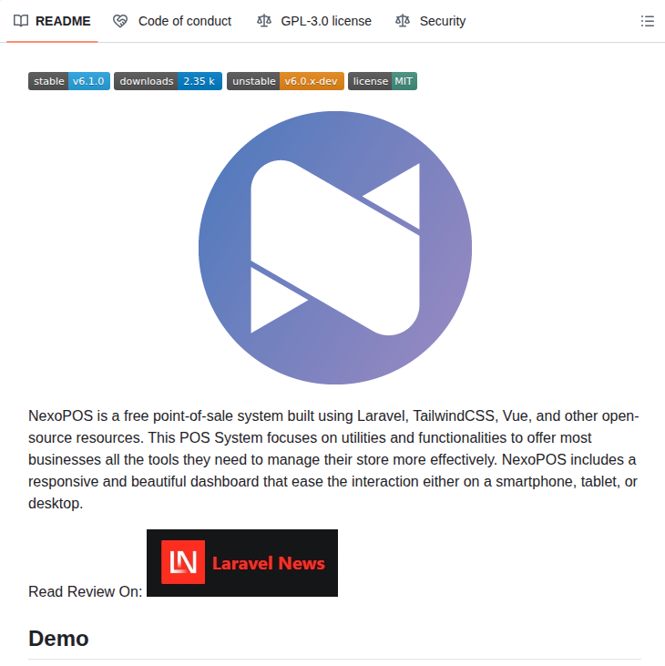 Blair2004 Nexopos screenshot