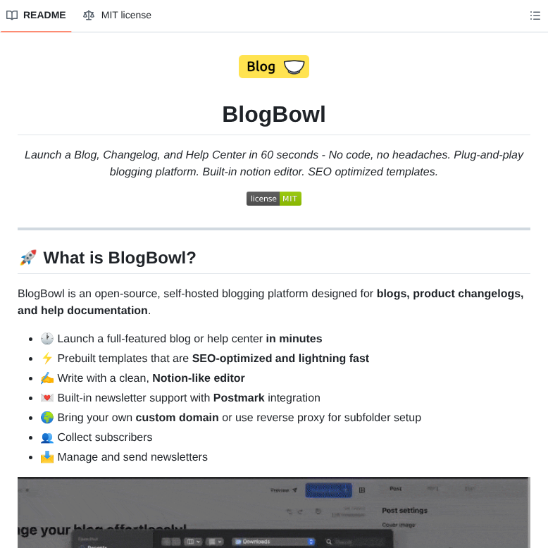 Blogbowl Blogbowl screenshot