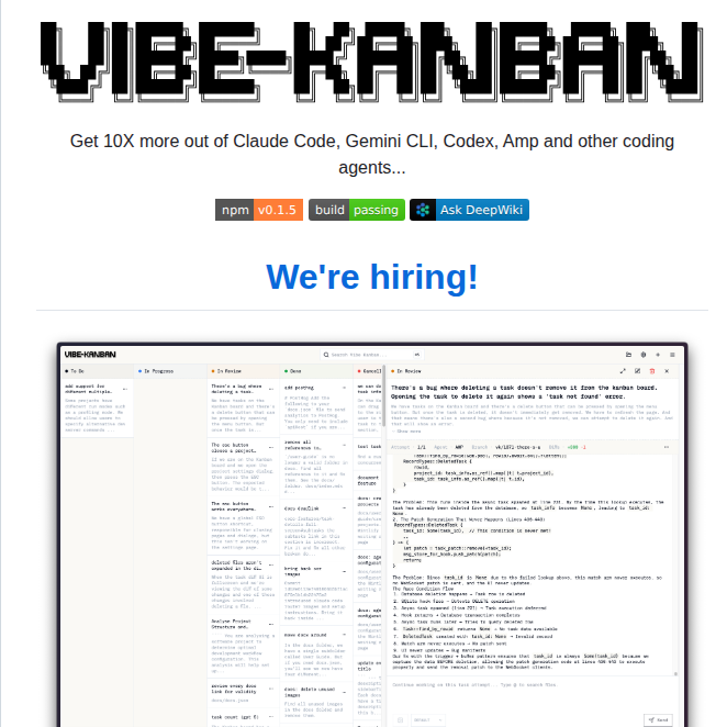 Bloopai Vibe Kanban screenshot