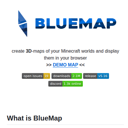 Bluemap Minecraft Bluemap screenshot
