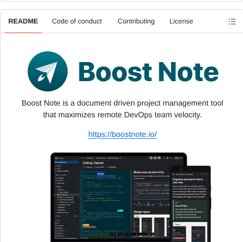 Boostio Boostnote App screenshot