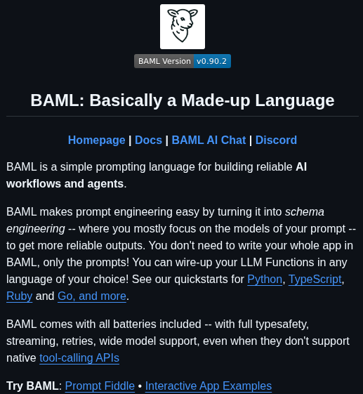 Boundaryml Baml screenshot