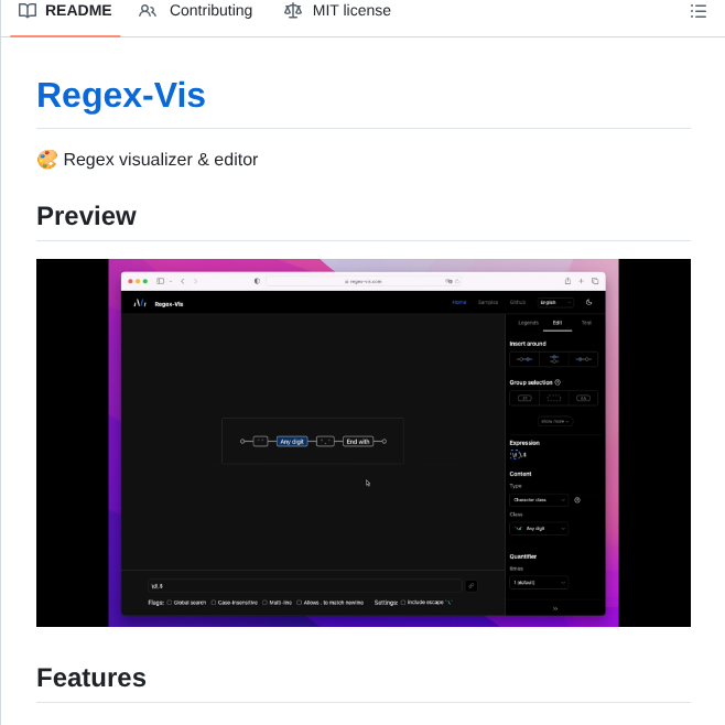 Bowen7 Regex Vis screenshot