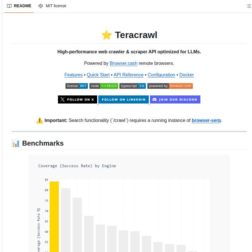 Browsercash Teracrawl screenshot