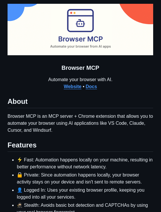 Browsermcp Mcp screenshot