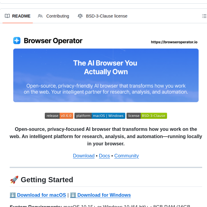Browseroperator Browser Operator Core screenshot