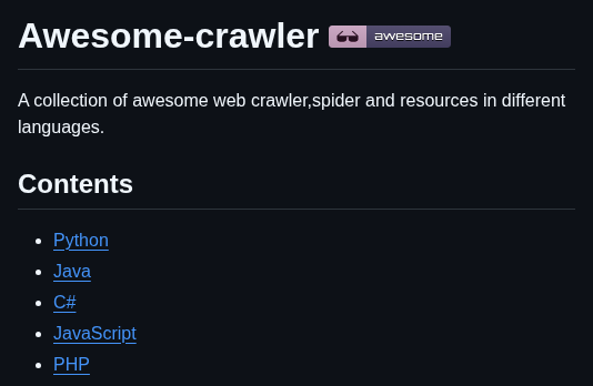 Brucedone Awesome Crawler screenshot