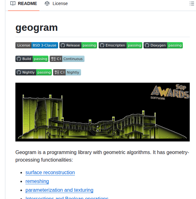 Brunolevy Geogram screenshot
