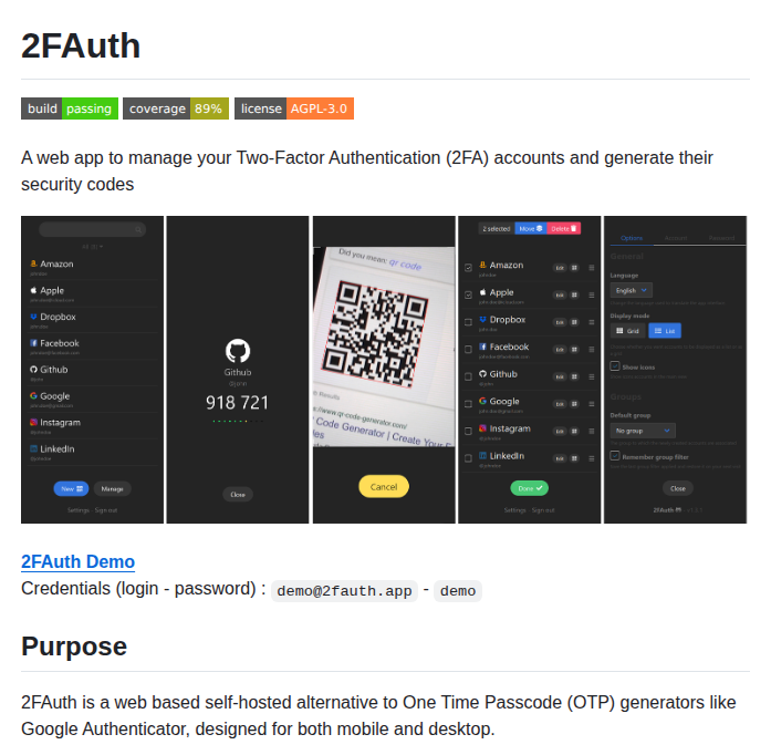 Bubka 2fauth screenshot