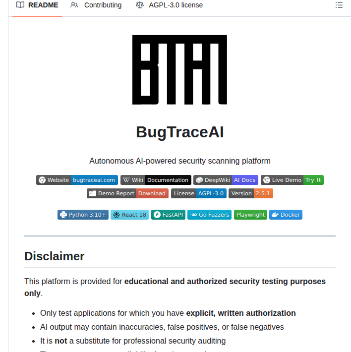 Bugtraceai Bugtraceai screenshot
