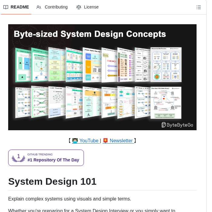Bytebytegohq System Design 101 screenshot