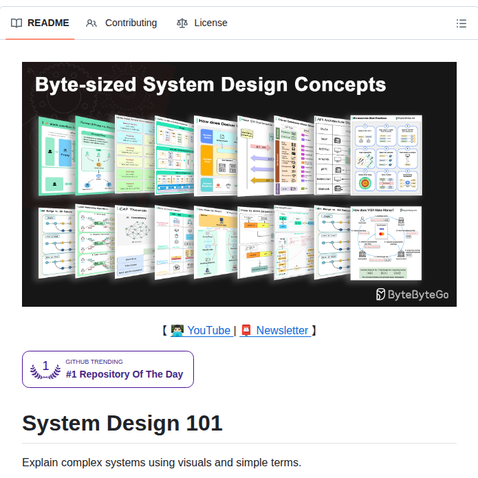 Bytebytegohq System Design 101 screenshot
