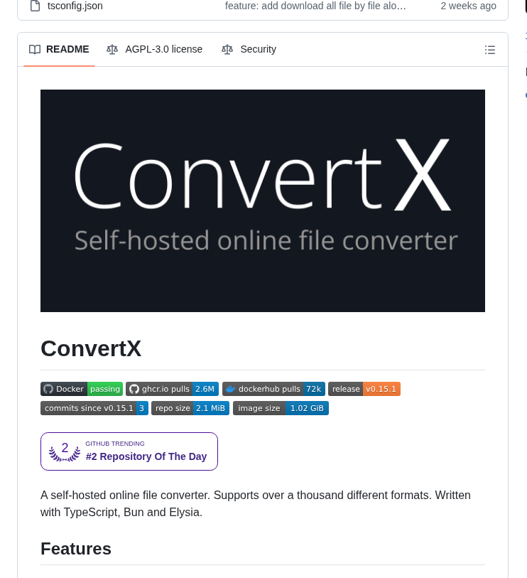 C4illin Convertx screenshot