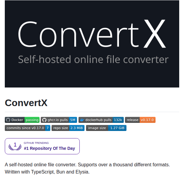 C4illin Convertx screenshot