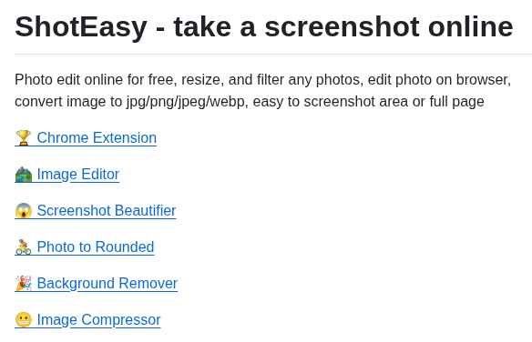 Ch563 Shot Easy Website screenshot