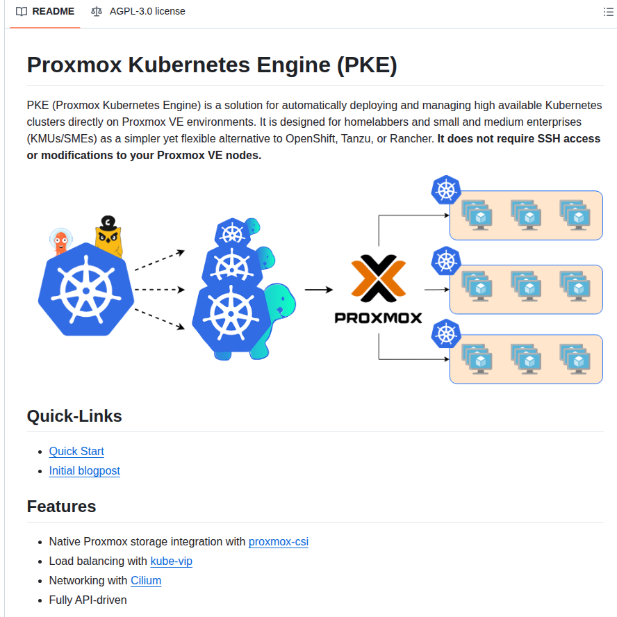 Caprox Eu Proxmox Kubernetes Engine screenshot