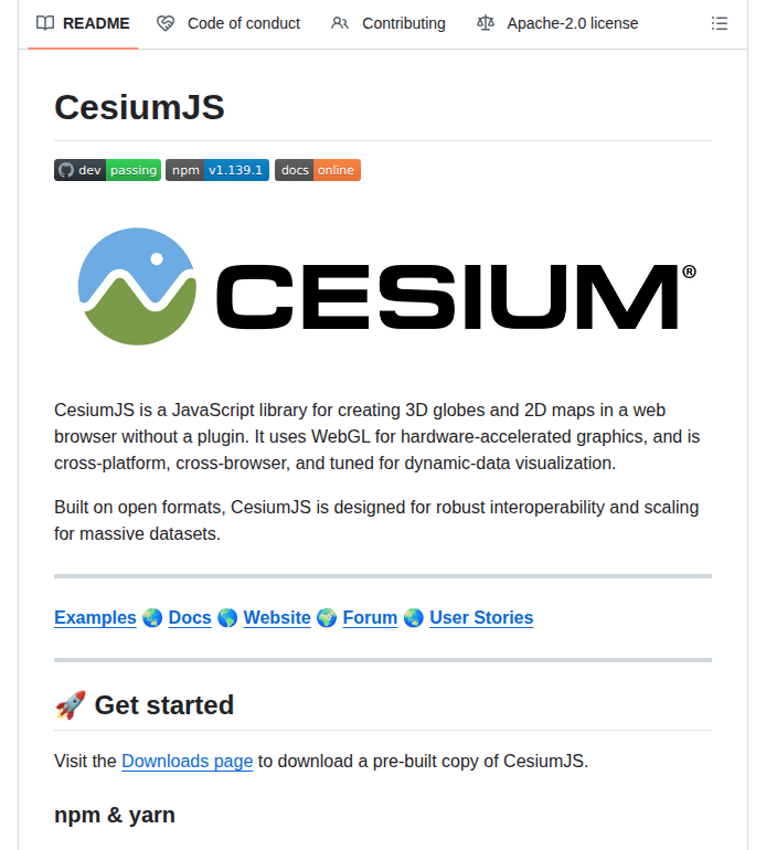 Cesiumgs Cesium screenshot