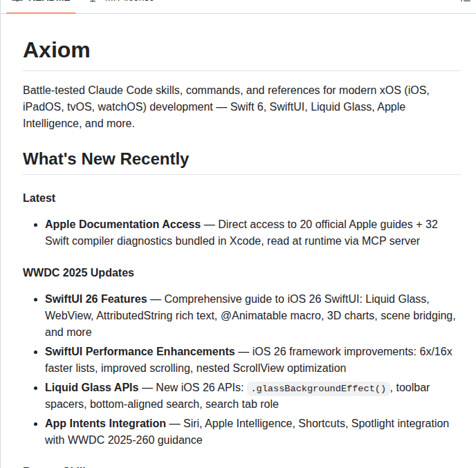 Charleswiltgen Axiom screenshot