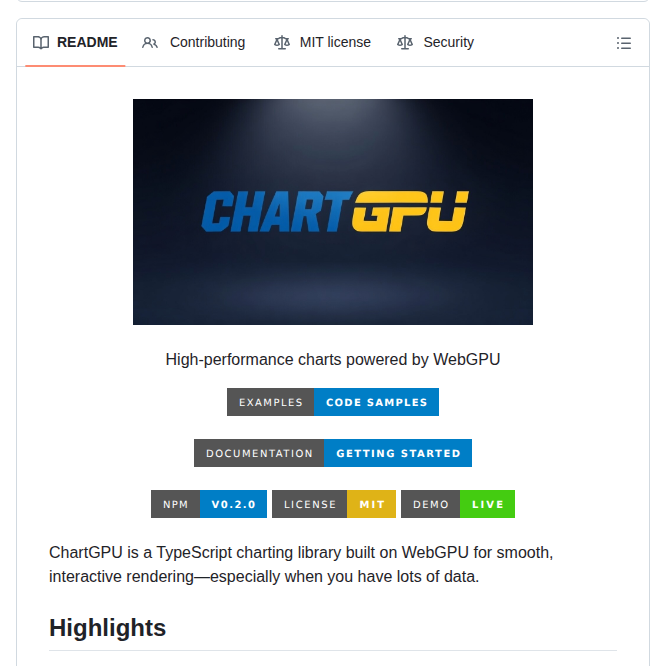 Chartgpu Chartgpu screenshot