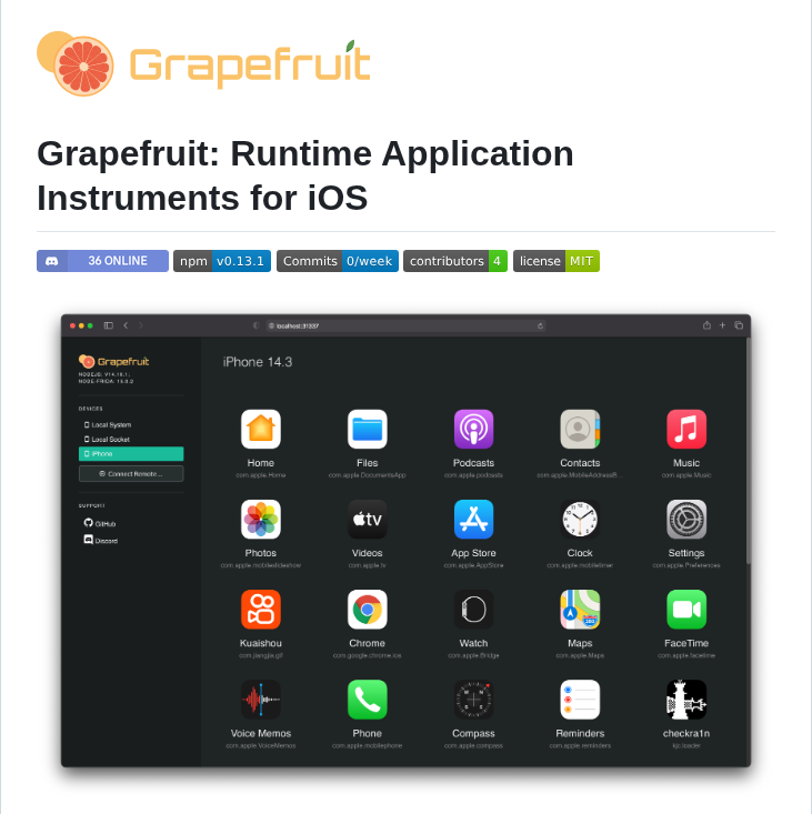 Chichou Grapefruit screenshot