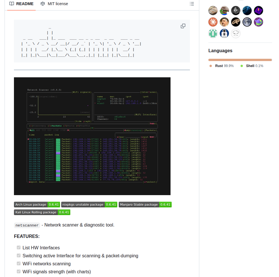 Chleba Netscanner screenshot