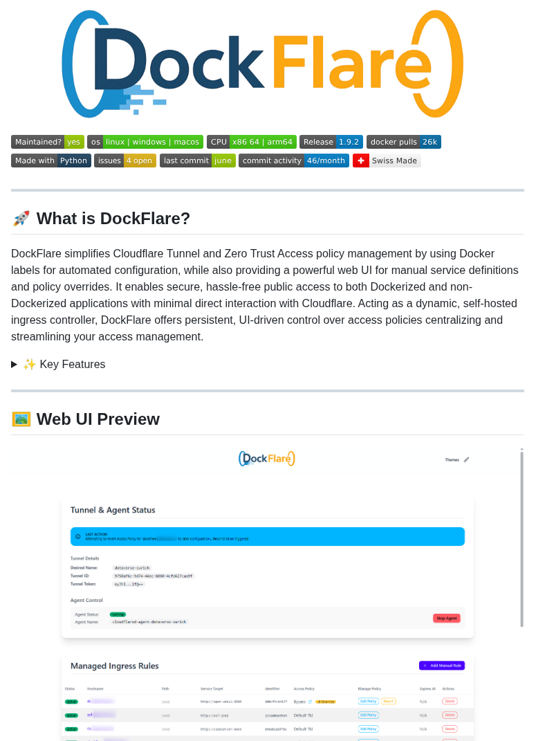 Chrispybacon Dev Dockflare screenshot