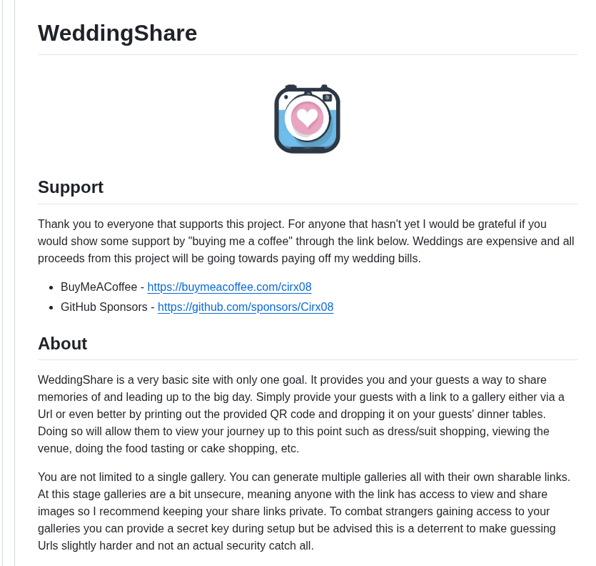 Cirx08 Weddingshare screenshot