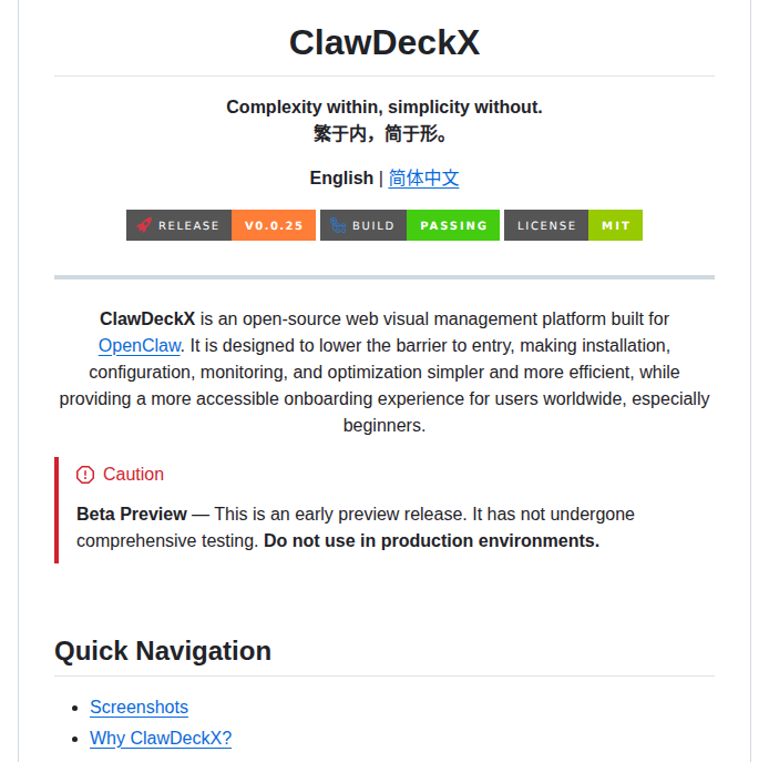 Clawdeckx Clawdeckx screenshot