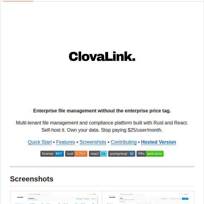 Clovalink Clovalink screenshot