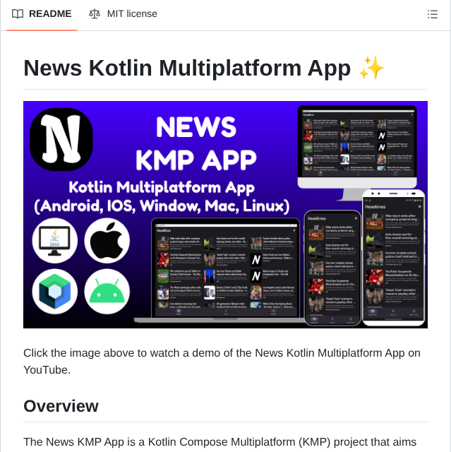 Coding Meet News Kmp App screenshot