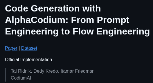 Codium Ai Alphacodium screenshot