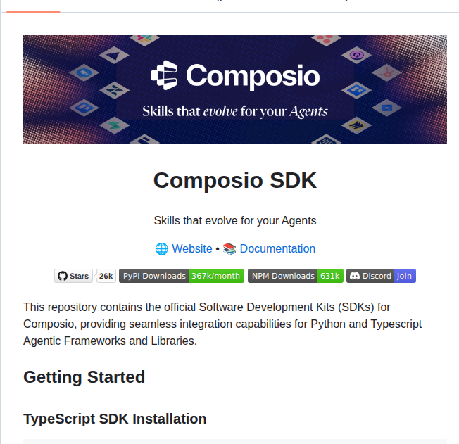 Composiohq Composio screenshot