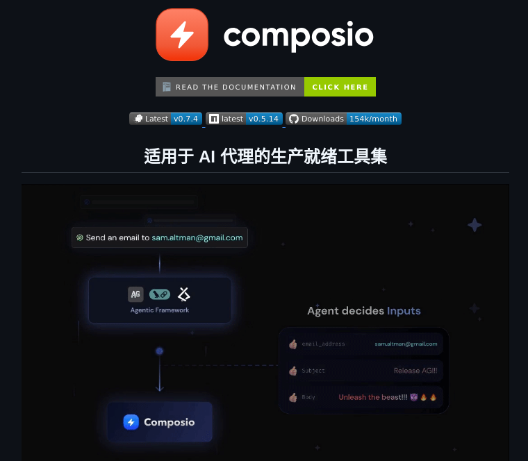 Composiohq Composio screenshot