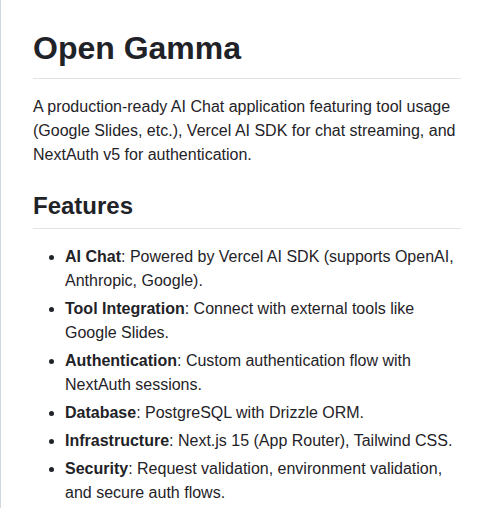 Composiohq Open Gamma screenshot