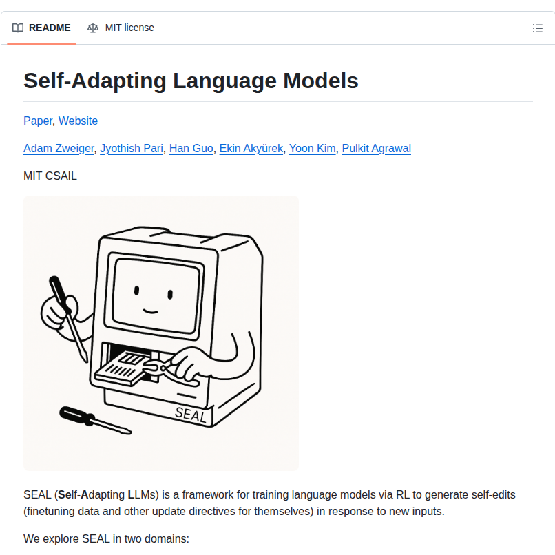 Continual Intelligence Seal screenshot