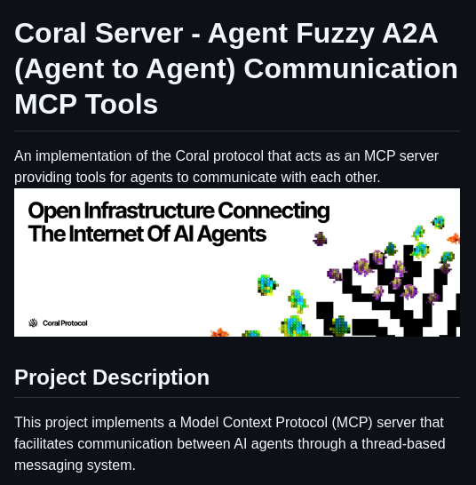 Coral Protocol Coral Server screenshot