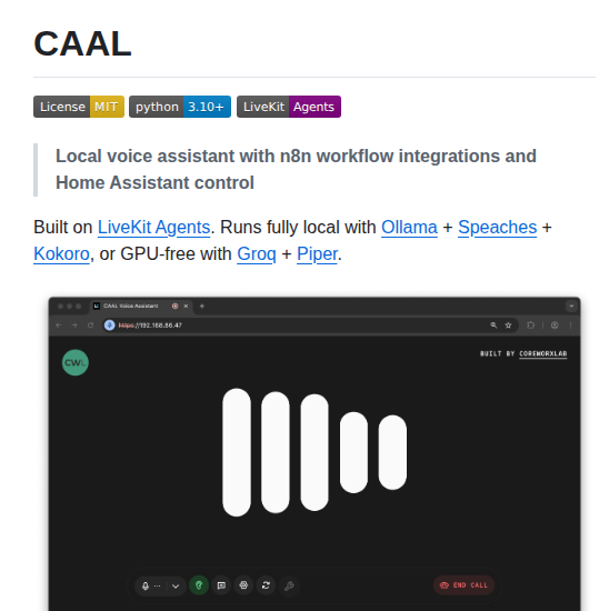 Coreworxlab Caal screenshot