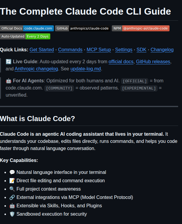 Cranot Claude Code Guide screenshot