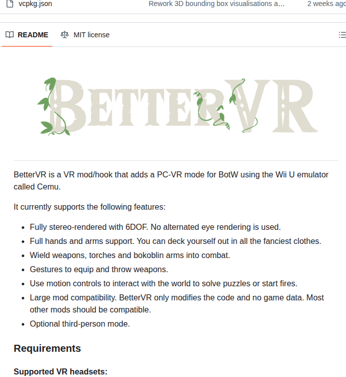 Crementif Botw Bettervr screenshot