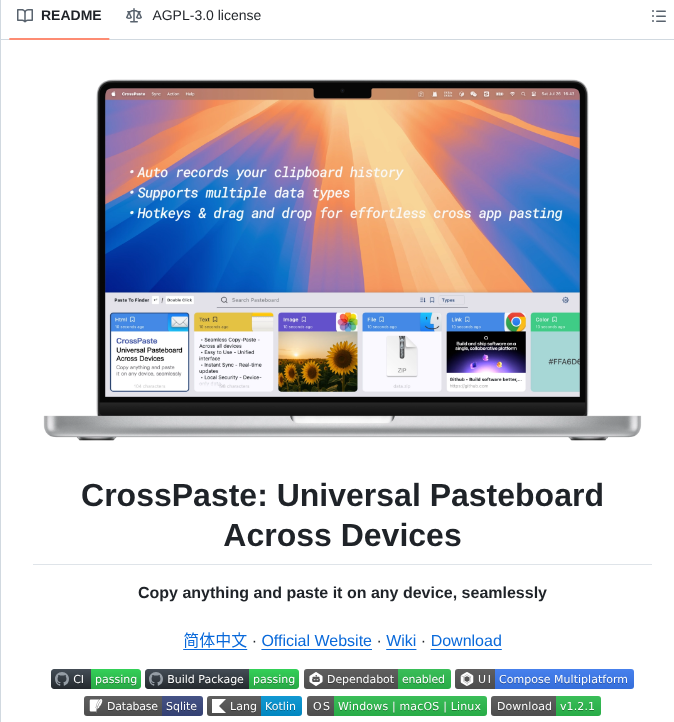 Crosspaste Crosspaste Desktop screenshot