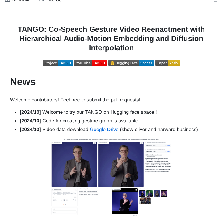 Cyberagentailab Tango screenshot