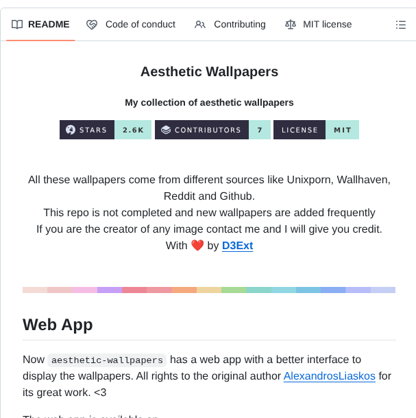 D3ext Aesthetic Wallpapers screenshot