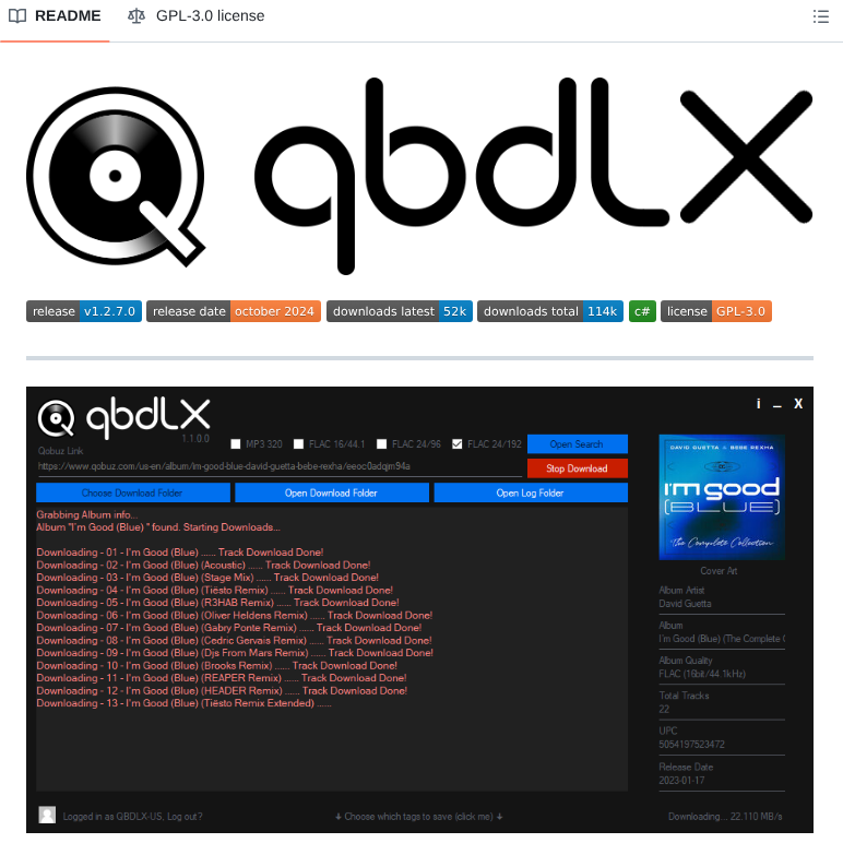 Djdoubled Qobuzdownloaderx Mod screenshot