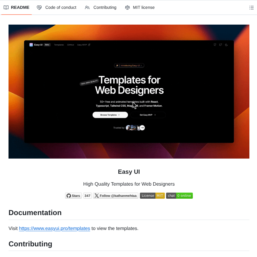 Darkinventor Easy Ui screenshot