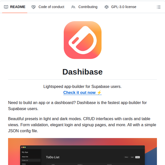 Dashibase Dashibase screenshot
