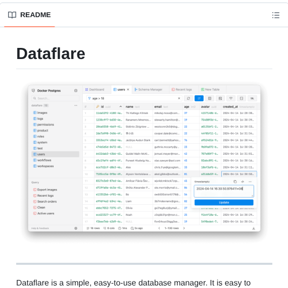Dataflareapp Dataflare screenshot